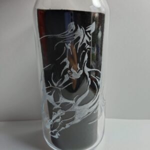 Botella tapón corcho Caballo