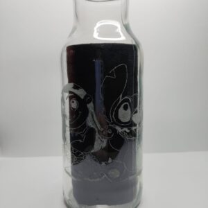 Botella tapón metálico grande (750 ml) Lilo y Stich