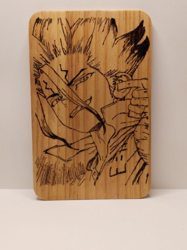 Tabla contrachapado grande Sukuna y Senku - Imagen 2